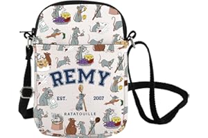 FOTAP Remy Est.2007 Inspire Crossbody Bag Remy Quote Messenger Bag Mouse Chef Lover Shoulder Bag Ratatouille Rat Fans Gift