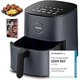COSORI XXL Hot Air Fryer 4.7 L, Energy Saving 9-in-1 Airfryer, Max 230°C, Compact Hot Air Fryer with Recipe Book in German, N