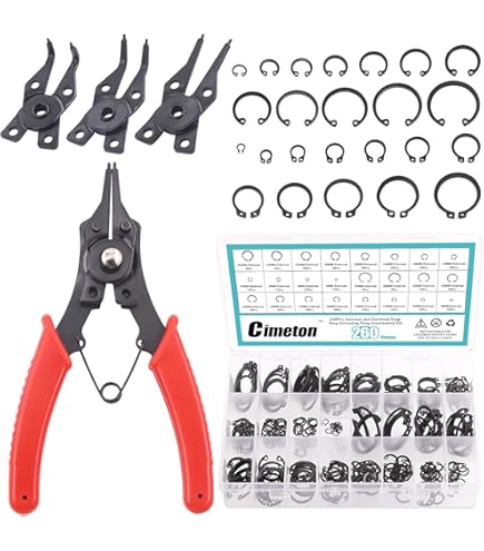 Sourcing Map 20Pcs 48mm Internal Retaining Ring Circlip, 65 Mn