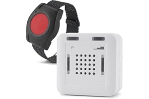 ELDAT - Mobiler Hausnotruf mit Notrufsendern - Notrufknopf für Senioren und die häusliche Pflege - Modell RS10 mit Armbandsender RT26