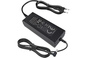 WEISHUO Alimentation 24V 8A 192W Adaptateur Secteur 100-240V AC/DC Transformateur Convertisseur avec 5.5 x 2.5mm Prise de Sortie DC pour LED Bande, Caméra de Surveillance, LCD Monitors, DVD, TVs