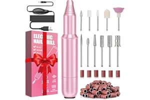 FOLAI Elektrische Nagelfräser, Maniküre Pediküre Set Nagelfeile Elektrisch, Profi Nagelfräser für Gelnägel, Acryl Gelnägel, Kallus Entfernen,Nagelhaut Shellac Nagel, Geschenke für Frauen, Mama
