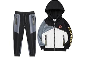 ANOTWENER Jungen Hoodies Trainingsanzug Kinder 2-teiliges Outfit Jogging Hose Kleidungsset Für 2-8 Jahre Casual Sweatshirts