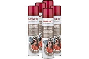 Imprägnol Universal Imprägnierspray 5x400ml: Wetterschutz für Leder, Textilien & Hightechgewebe, atmungsaktiver Schutz vor Nässe & Schmutz mit Membranfunktion - ideal für Taschen, Schuhe, Kleidung