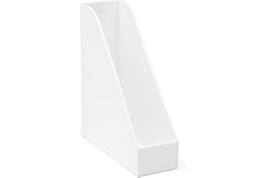 Osco White Hi-Gloss Magazine Rack 3244A-OW