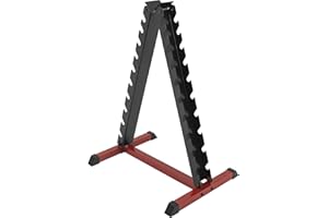 GORILLA SPORTS Rack de rangement pour série d'haltères chromés