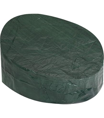 VANSHEIM Patio Daybed Cover Halve cirkel Dag Bedhoezen Rotan Tuinmeubelhoezen Waterdichte Dag Bed Anti-UV 420D Oxford Stof 205 x 110 x 80 cm