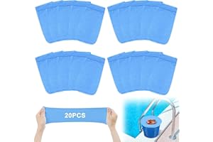 BGTLJKD Pool Skimmer Socken, Skimmer Filter Netz Wiederverwendbar, Filter Skimmer Pool Wiederverwendbar, Skimmer Netz Nylon, Pool Socken Skimmer für Oberflächenskimmer Entfernt Schlacken Blätter (20 Stück)