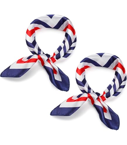 KNAUDERS Best Foulard Marina Marine | Bianco E Blu In Cotone Elastico | Accessorio Mare Unisex - 2