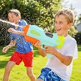 VARDEM Kutulu Şarjlı Otomatik Su Tabancası 30 cm, USB Şarjlı Elektrikli Water Gun, Hızlı Su Doldurma &Ouml;zellikli Yaz Oyuncağı, 