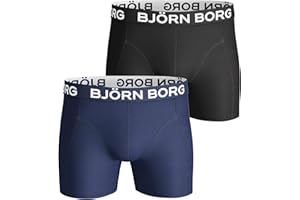 Björn Borg Men's Shorts Solid 2p Boxer