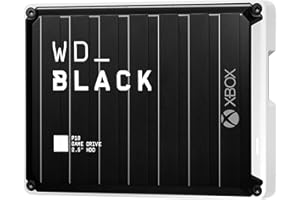 WD_BLACK P10 6TB Game Drive - Portable Xbox External Hard Drive, Up to 130 MB/s, Includes 1 Month Xbox Game Pass Ultimate