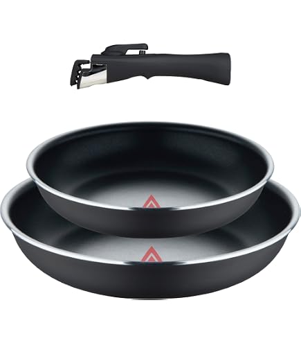 Royal swiss® Set di stufe, 4 pezzi, manico rimovibile, rivestimento in marmo, induzione, senza PFAS, per tutte le fonti di calore, nero (nero, 4
