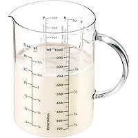 Tescoma Glas-Messbecher Delicia, 1 l, hitzebeständiges Borosilikatglas