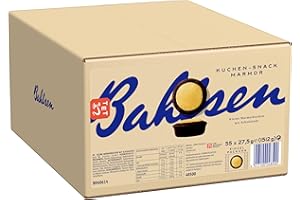 ‎THE BAHLSEN FAMILY Bahlsen Kuchen-Snack Marmor, Großpackung mit 55 Dessertpackungen à 27,5 g, einzeln verpackte Marmorkuchen (1 x 1,51 kg)