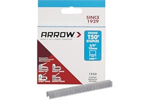Arrow 506 Boîte de 1250 Agrafes 10 mm pour Agrafeuse T50