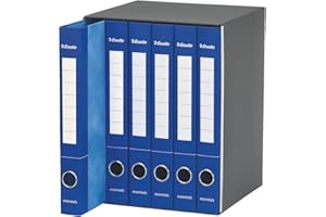 ESSELTE S65 ESSENTIALS E6 gruppo raccoglitore a 2 anelli - dorso 4 cm - Blu - 391965050