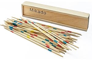 Chinchilla® Jeu Mikado Focus | 41 bâtonnets | dans Une boîte à Couvercle Coulissant | Jeu Familial pour Enfants et Adultes | Intérieur/Extérieur | Favoriser la dextérité et la pensée