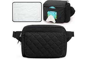 G4Free liten blöjväska för baby flicka och pojke, mini blöjväska crossbody med bärbar skötdyna