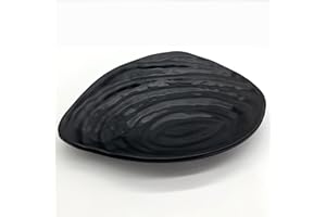 OHYER Ovale Contenitore Vassoio Decorativo Organizzatore di Gioielli in Resina Portagioie Vassoio Svuotatasche Nero Ingresso Chiave Piatto Portagioie per Orologi Chiavi Monete Anelli Frutta Ovale (O)