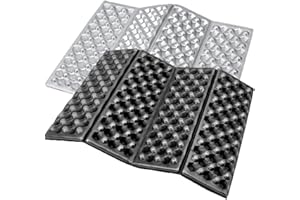 lumanothy Sitzkissen Outdoor, Thermo Sitzkissen Faltbar Wasserdicht Sitzunterlage Outdoor mit Aufbewahrungsgürtel FüR Camping, Wandern, Stadion, Unterwegs, Jagd, Picknick, Schwarz