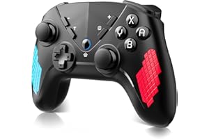 Shiptree Controller Switch, Wireless Pro Controller per Switch/Switch Lite/Switch OLED, Controller Switch con 6-Axis Gyro,Doppia Vibrazione,Turbo e Screenshot