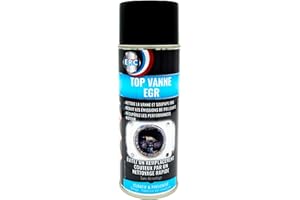 ERC | [Top Vanne EGR] | Additif pour moteur Diesel et Essence | Nettoyant vanne et soupape EGR sans démontage | Restaure les performances du moteur | Réduit les Émissions Polluantes | Aérosol 400 ml
