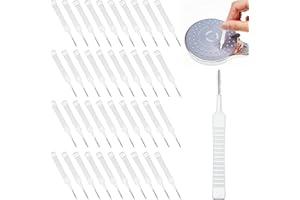 MOJOTIC 40 Stück Mini Reinigungsbürste, Duschkopf Reinigungsbürste, Multifunktionale Spaltreinigung Bürste, Handy Loch Reinigungsbürste, Düsen Nylon Reinigungsbürste, Fensterschlitz, Auto Strohhalm