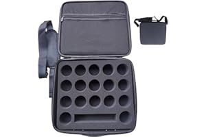 IDEZEK Billardkugel Etui, Aufbewahrungstasche für Billardkugeln, Tragetasche für Billardkugeln, Reise Aufbewahrungsbox mit Tragegriff und Schultergurt, Für Einen Satz Billardkugeln 2-1/4'' und Zubehör