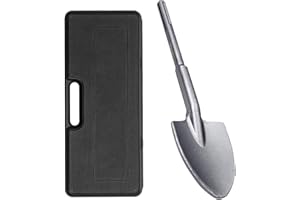 Nisorpa Clay Spade Chisel Bit for Breaker, SDS Max Shank 5 Pit Shovel Jack Hammer Breaker 40Cr Steel Jack Hammer Spade Chisel Bit