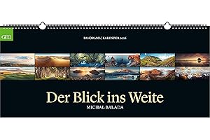 GEO - GEO Panorama: Der Blick ins Weite 2026 – XXL Wandkalender 137x60 cm, Panorama-Kalender mit Naturfotografie, 12 Monatsblätter & Spiralbindung
