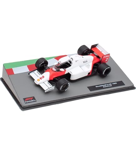 Miniature Formule 1 Brabham BT52B – Échelle 1/43, Nelson Piquet 1983 – Modèle Métal Sur Socle, Boîte Vitrine – Collection