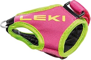 LEKI Shark Frame Strap, Rosa Neon Giallo, S-M-L