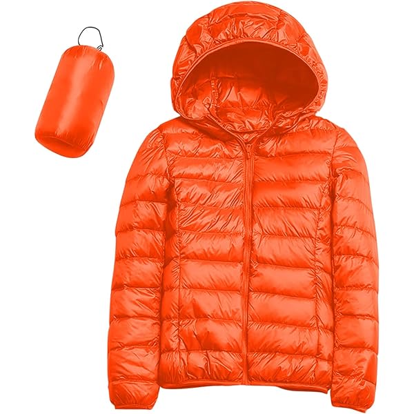Doudoune Légère Femme Avec Capuche - Matelassée, Pliable, Chaude - Pour Mi-saison Et Hiver 2025