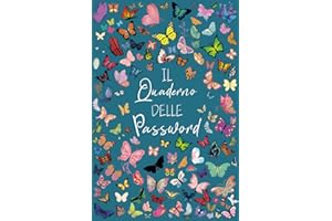 Quaderno delle password: quaderno alfabetico per annotare in modo sicuro i nomi utente e le password Internet, 6 x 9 pollici simile al formato A5 (15,24 x 22,86 cm) - 32