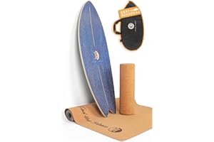 ‎JUCKER HAWAII JUCKER HAWAII Balance Board Ocean Rocker | Surf Balance Board mit Rocker Shape (100% Echtholz) und extra rutschfester Oberfläche | Gleichgewichts Trainer Für Kinder und Erwachsene | Find Your Balance