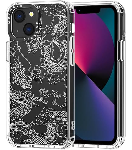 Pnakqil Handyhülle Für IPhone 14 Pro (6,1 Zoll) – Dino-Herz-Design, Weiches TPU, Stoßfest