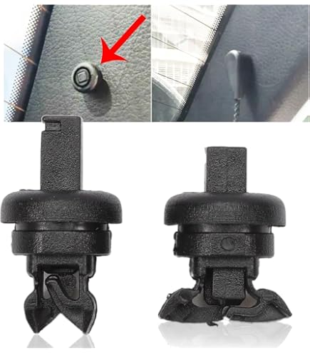 Clips Noirs Pour étagère Arrière – Lot De 4 – Compatibles Renault, Nissan Et Plus | Fixation Pratique Pour Hayon