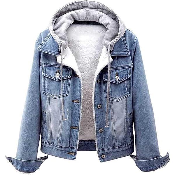 Carhartt Work In Progress Jeansjack met capuchon, model 'ACTIVE' in