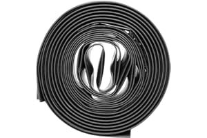 QUARKZMAN Tubo Termorestringente, 23,1mm Dia 2:1 Guaina Termorestringente Tubi, Guaina Termorestringente per Cavi Tubo 3,1m Termorestringente per Cavi Elettrici, Nero