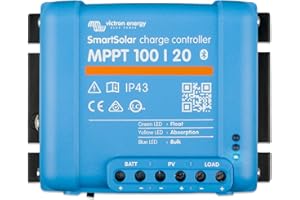 Victron Energy SmartSolar MPPT 100V 20 Amp 12/24/48-Volt Solar Laderegler (Bluetooth)