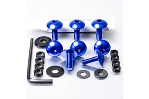 BST BOLT Kit visserie carénage en aluminium CB600 Hornet FY-F5 99-06 Bleu