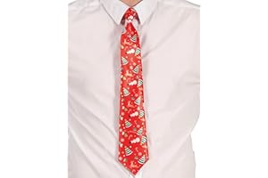 GUIRMA | Corbata Navideña (45 cm) - Accesorio Textil para Fiestas de Navidad y Año Nuevo - Ideal para Disfraces y Celebraciones - Adulto Unisex