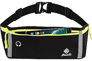BIEN&TOI Ceinture de Course Smartphone, Banane de Sport Etanche/Sac Running Belt/Sacoche Pochette Telephone Portable/Etui iphone/Samsung/Huawei/xiaomi/redmi/reglable de S au 5 XL pour Homme/Femme