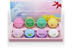 LANPOPO Duschbomben Geschenkset–Duschdampfer Aromatherapie mit Ätherischen Ölen, Entspannende Duschtabletten, Entspannung Geschenk, Entspannen & Dauerhaft starker Duft, Spa Wellness Geschenk für Frauen&Männer