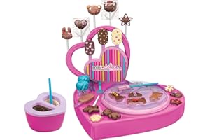 Mini Delices 5-in-1 Chocolate Workshop for Kids - Create Your Own Chocolate Treats & Lollies - Includes Moulds, Bain-Marie, Gift Boxes & Wrappers - Fun & Safe DIY Activity Kit for Ages 6 and Above