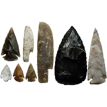 Kleines Flintknapping Steinmesser Aus Obsidian – Nachbau Für Steinzeit-Experimente, Mit/ohne Griff