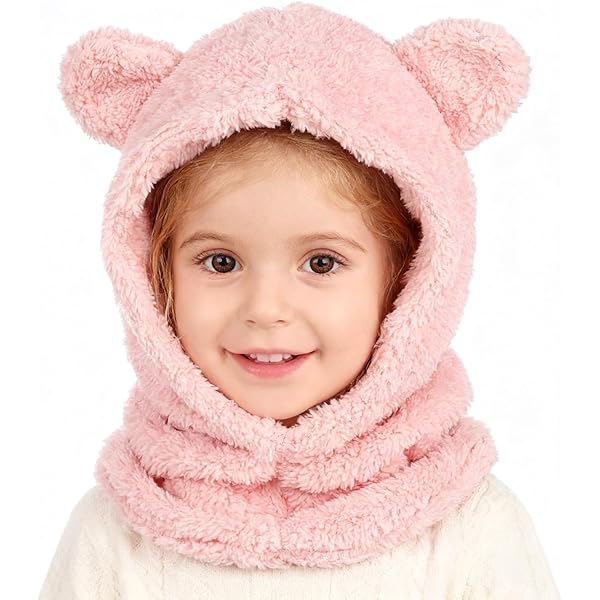 Warme Gebreide Kindermuts Meisjes en Jongens met Twee Pompons - Zachte Beanie voor de