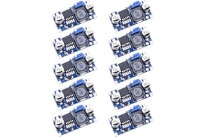 QIQIAZI DC-DC Buck Converter Modulo 3.2-46V a 1.25-35V Step-Down Converter, 10 unidades, módulo convertidor Step-Down, regulador de voltaje, fuente de alimentación ajustable