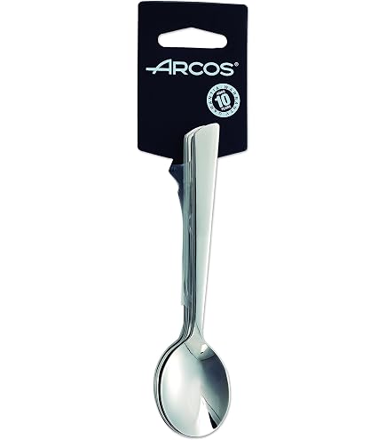 Arcos Coltelli Carne | 6 pezzi | Coltelli da bistecca Set Coltello da Tavolo Sega | Manico in legno | Lama 110 mm | Coltelli Carne Tavolo | Lavabile in lavastoviglie | Confezione in cartone